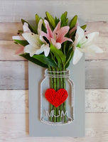 Flower Jar & Heart