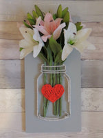 Flower Jar & Heart